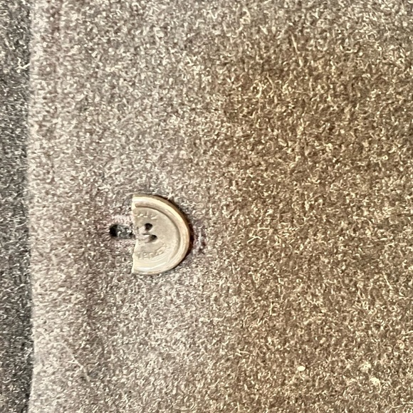 Men’s Banana Republic Wool Car coat, Charcoal Gray size L - Picture 3 of 5